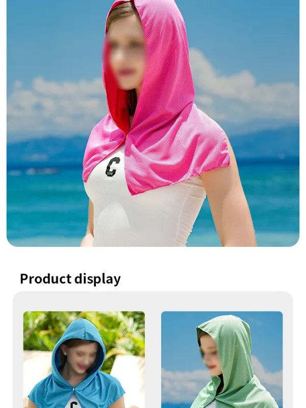 منشفة تبريد بغطاء للرأس - Image 12