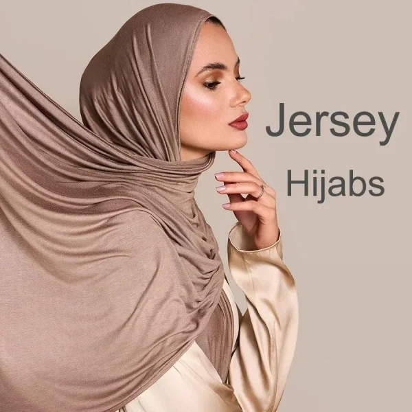وشاح  من القطن الجيرسيه - Image 2