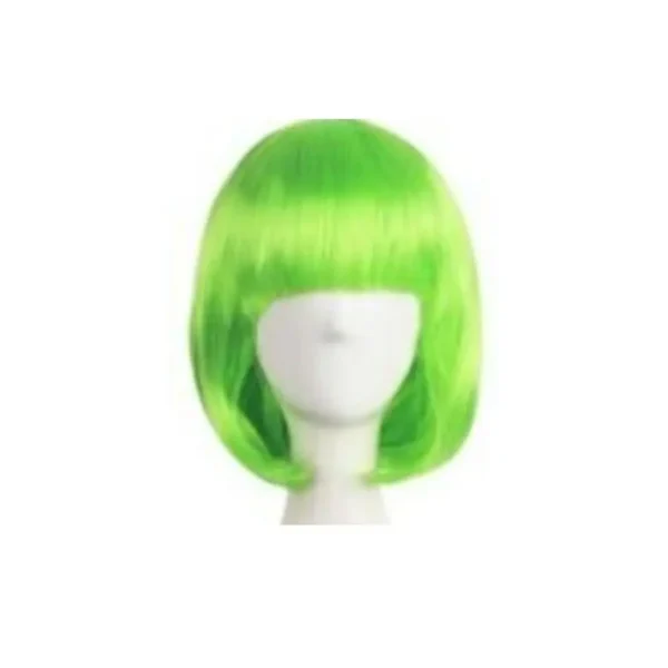 Lady Wig Women's Short Straight Bangs Full Hair Wigs Cosplay Party Hair Bob Wig Multiple Color Synthetic Hair - Image 7