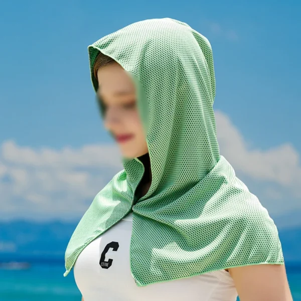 منشفة تبريد بغطاء للرأس - Image 6