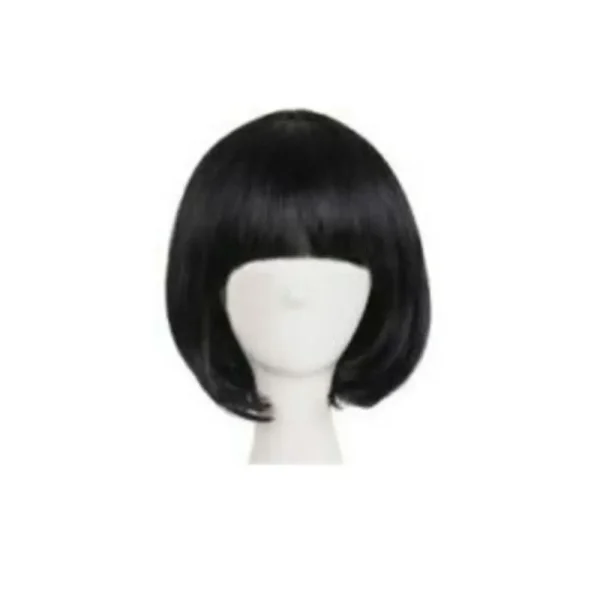 Lady Wig Women's Short Straight Bangs Full Hair Wigs Cosplay Party Hair Bob Wig Multiple Color Synthetic Hair - Image 9