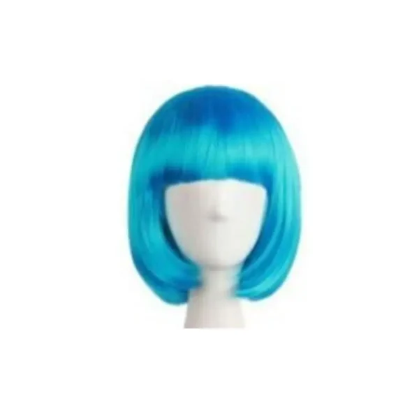 Lady Wig Women's Short Straight Bangs Full Hair Wigs Cosplay Party Hair Bob Wig Multiple Color Synthetic Hair - Image 8