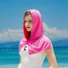 منشفة تبريد بغطاء للرأس